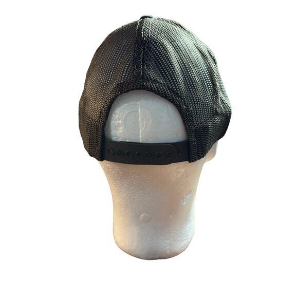 Vintage VTG snapback hat Benson trucking dad cap black and gray truck patch - Picture 3 of 5